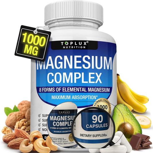 90 Capsulas Suplemento Complejo De Magne