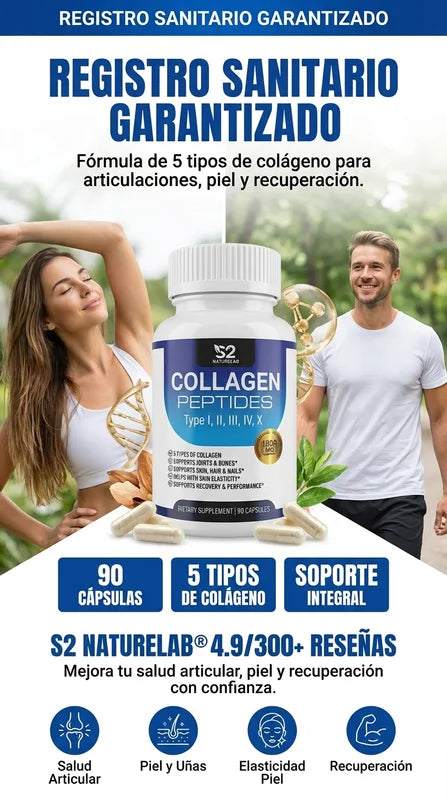S2 Collagen Peptides Colageno En Capsu