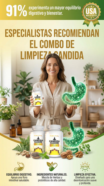 Candida Cleanse 60 Capsulas Premium