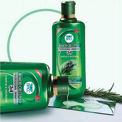 Shampoo Romero Crece Cabello Sin Sal